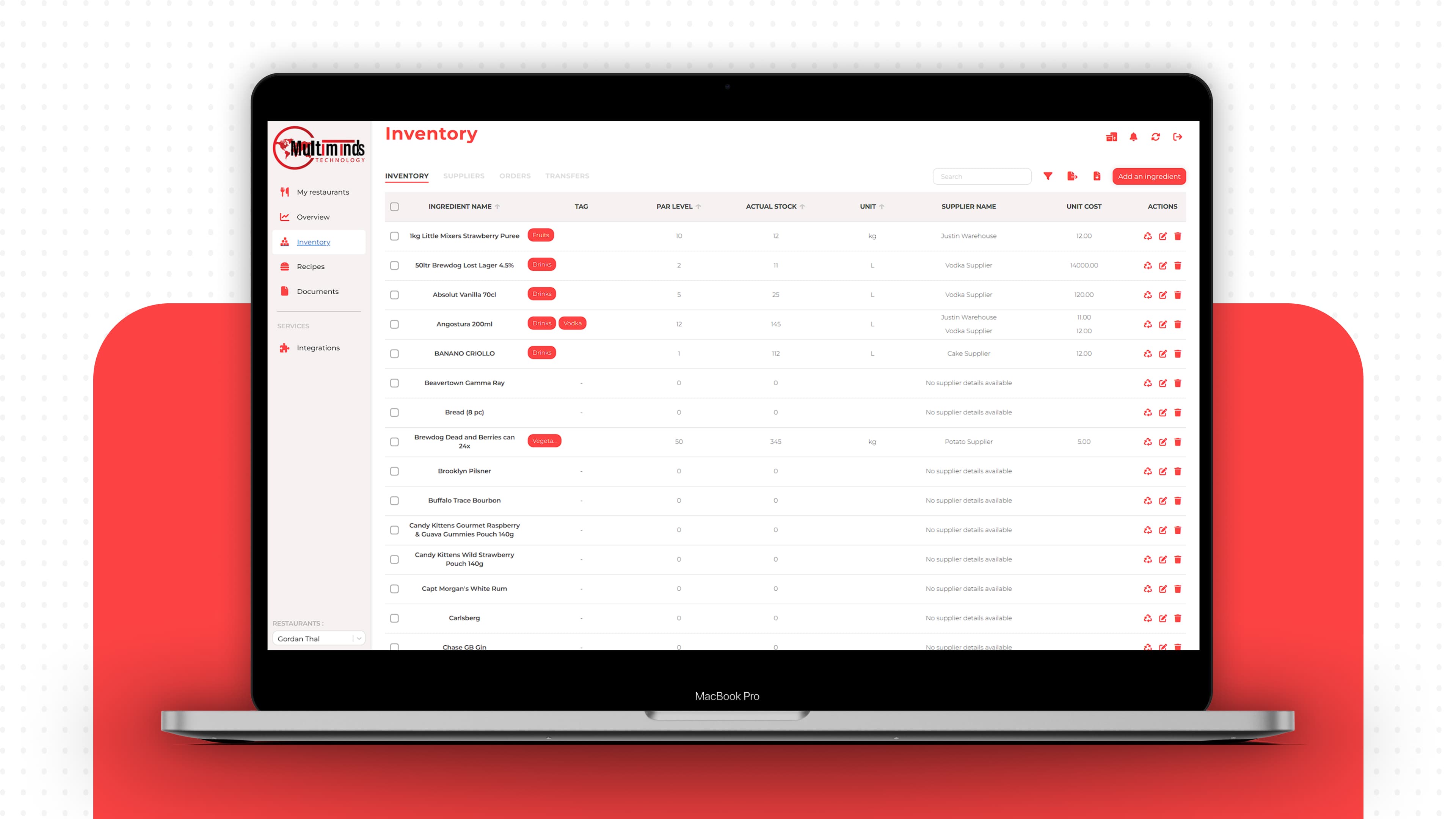 AI-Driven Inventory Management System for Hospitality